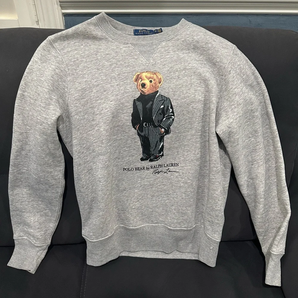 Vintage Ralph Lauren Polo Bear Sweater - Picture 1 of 9